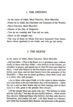 The Meaning of the Holy Quran : A Y Ali | English